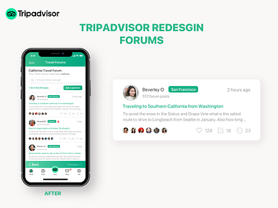 Tripadvisor Resign - Forum design redesign travel tripadvisor ui