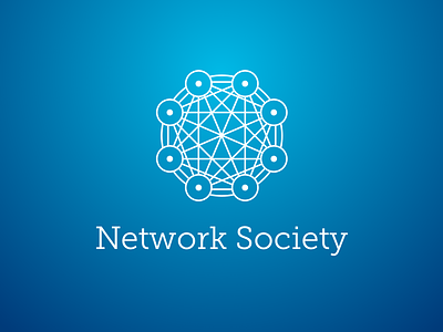 Network Society Logo badge eight heraldic logo renaissance