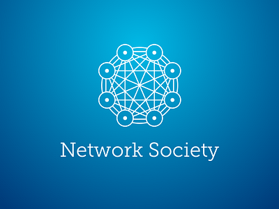 Network Society Logo badge eight heraldic logo renaissance