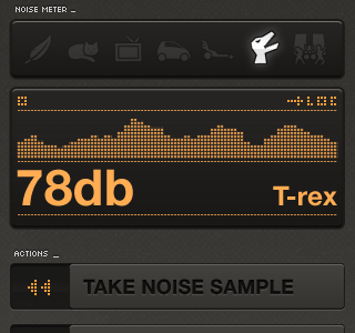 WideNoise 3.0, Gray iphone noise sound t rex widenoise widetag