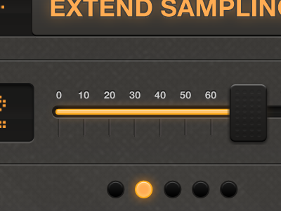 Widenoise 3.0 - Slider detail