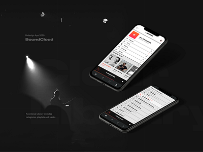 SoundCloud Redesign Mobile App UX/UI – 02