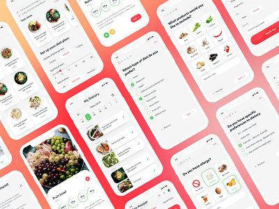 Food & Fitness app 06 app concept design dietary figma fitness food health mobile product product design sport ui ux uxui web web design