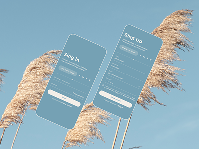 Daily UI #001 – Sing Up app challenge concept daily ui design figma log in mobile registration sing in sing up ui ux