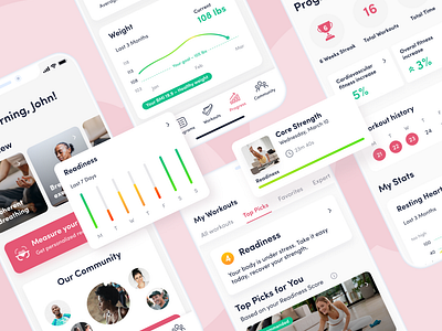 Spren – UX/UI design for a biomarker product with heart