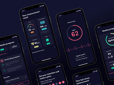 UX/UI design for fitness app