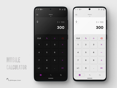 Mobile Calculator Design calculator design product design record speech ui uiux user interface ux