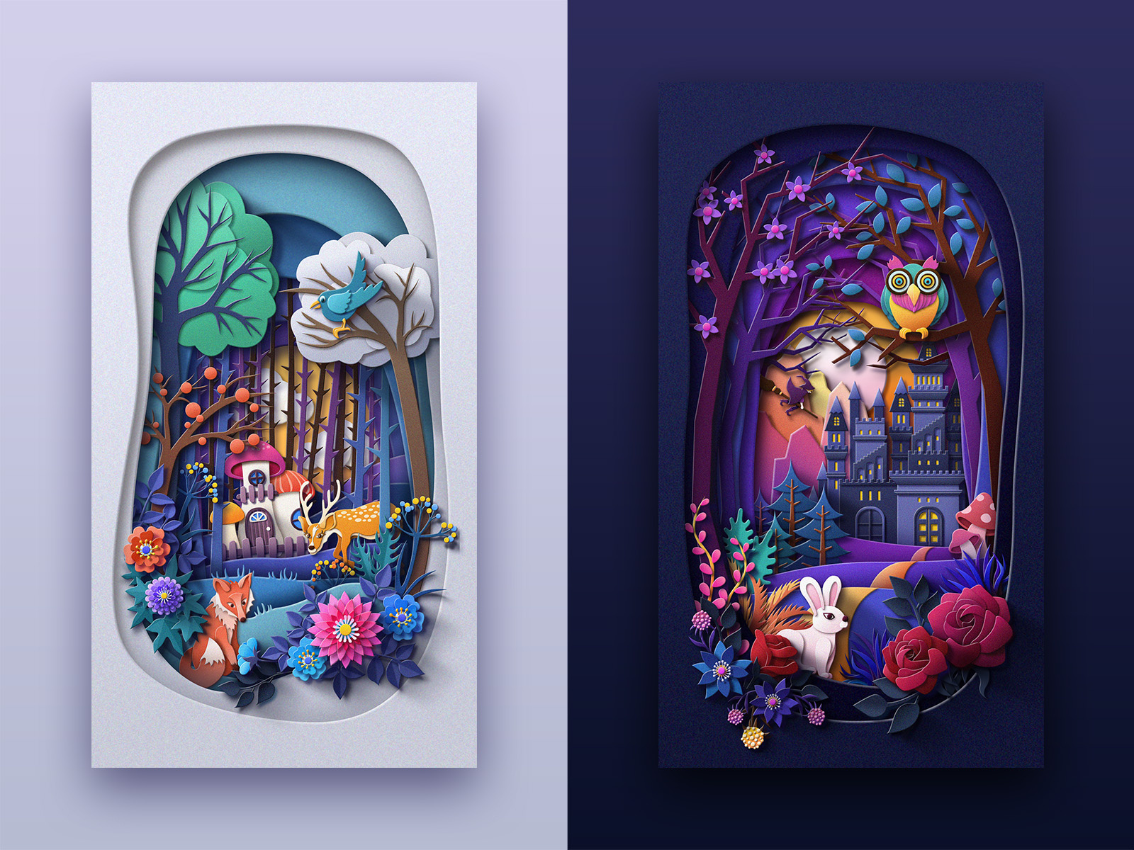 Magic Forest By Yingfang Xie On Dribbble