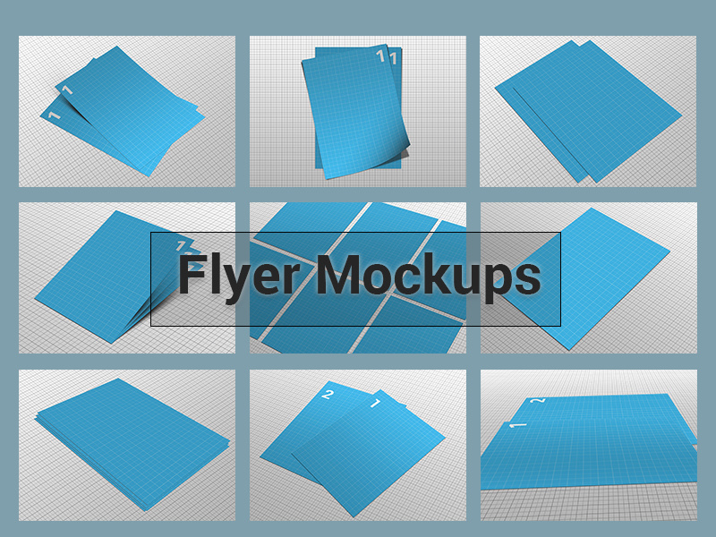 Download Flyer Mockup by Md al imran on Dribbble