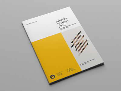 Annual Report Template 24 Pages annual annual report brochure folio guidelines magazine minimal modern print report simple swiss