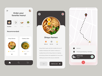 Food Delivery App branding design figma food app mobile app mobile app design product design ui uiux ux