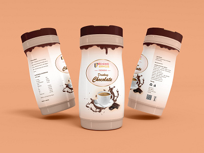 Package Design for drinking chocolate branding design freelance designer graphic design illustration logo mockup vector