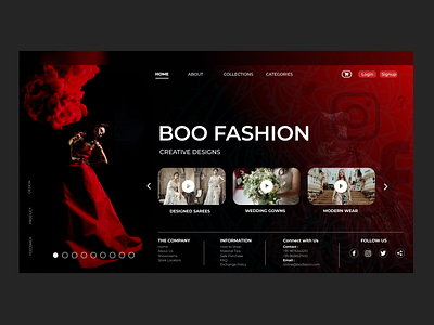 Boo Fashion ( E-commerce Website) design product design uidesign uxdesign uxui website