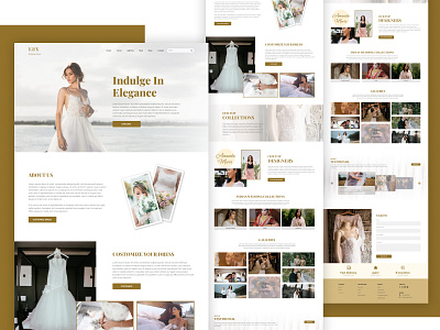 Bridal Dress - Fashion Landing Page