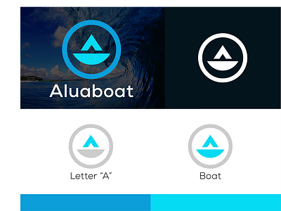 alua speetboat logo design  logo design  logo golio  speetboat