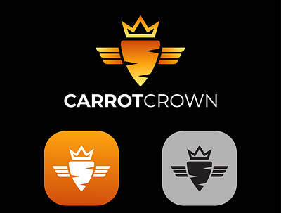 Carrot crown logo design logo design logos 21 branding carrot logo creative logo logo creation logo folio logo folio 2021 logodesign logotype minimal minimalist vector