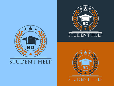 student help bd logo design 2021 branding creative logo logo logo creation logo folio logo folio 2021 logodesign minimal minimalist vector