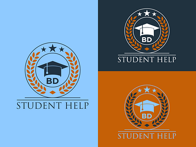 student help bd  logo design 2021