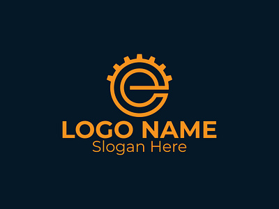 E letter logo design