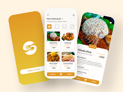 Food Ordering App fast food food mobile app product design ui ux