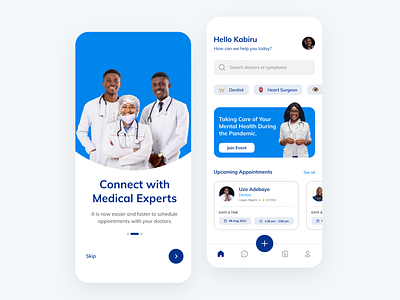 Medical app - Mobile App design figma mobile app product design ui ux