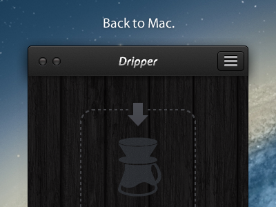 Back to Mac. #caffeine app mac