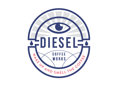 Diesel badge coffee eye fuel seal