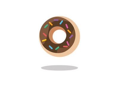 Floating Doughnut breakfast donut doughnut fun illustration pastry sprinkles