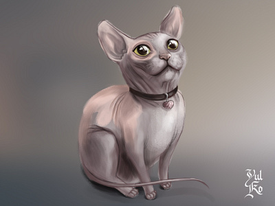 Cat 2 animal cat creature digital 2d digital painting illustration