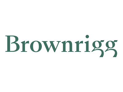 Brownrigg branding design icon logo typography