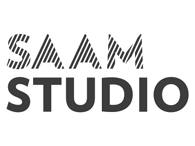 Saam Studio branding logo typography