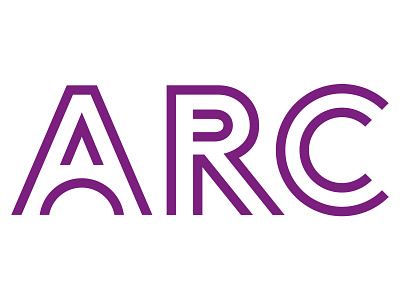 ARC branding design icon logo typography