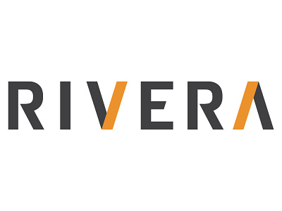 Rivera branding icon typography