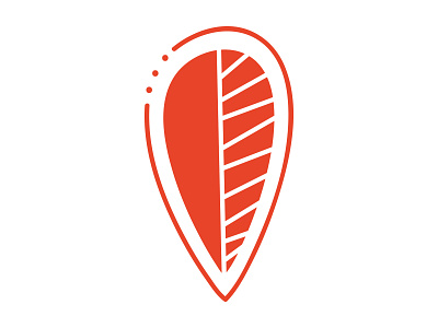 Feather branding design icon illustration logo