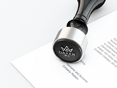 Daker logo design