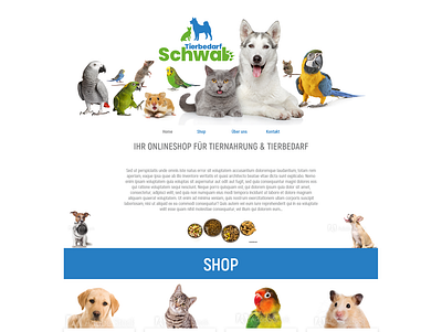 Tierbedarf Schwab branding design graphic design logo