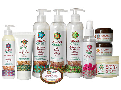 Argan Green packaging design beauty product brand brand design branding design haircare logo packagingdesign skincare