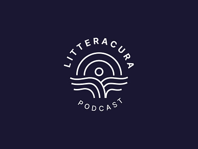 Litteracura brand design brand identity branding graphicdesign identitydesign logodesign minimalist podcast podcast logo visual identity