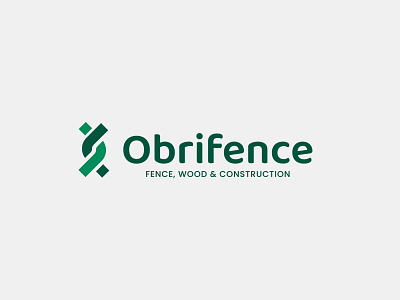 Obrifence brand design brand identity branding construction company construction website fence graphicdesign identitydesign logodesign minimalist visual identity wood
