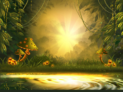 fairy forest adobe photoshop drawing fairytale forex illustration