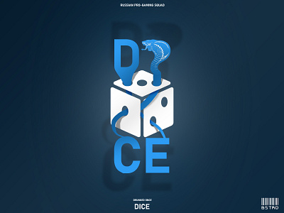 LOGO DICE branding game icon illustration logo minimal