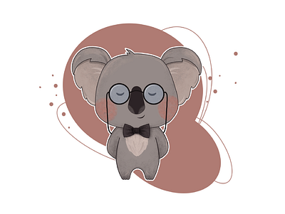 Koala Benjamin - Telegram Stickers art artwork cute design digitalart illustration illustrator kids illustration koala stickers