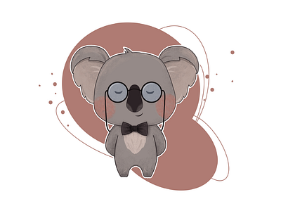 Koala Benjamin - Telegram Stickers art artwork cute design digitalart illustration illustrator kids illustration koala stickers