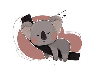 Koala Benjamin - Telegram Stickers art artwork cute design digitalart illustration illustrator kids illustration koala sticker