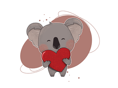 Koala Benjamin - Telegram Stickers art artwork cute design digitalart illustration illustrator kids illustration koala sticker