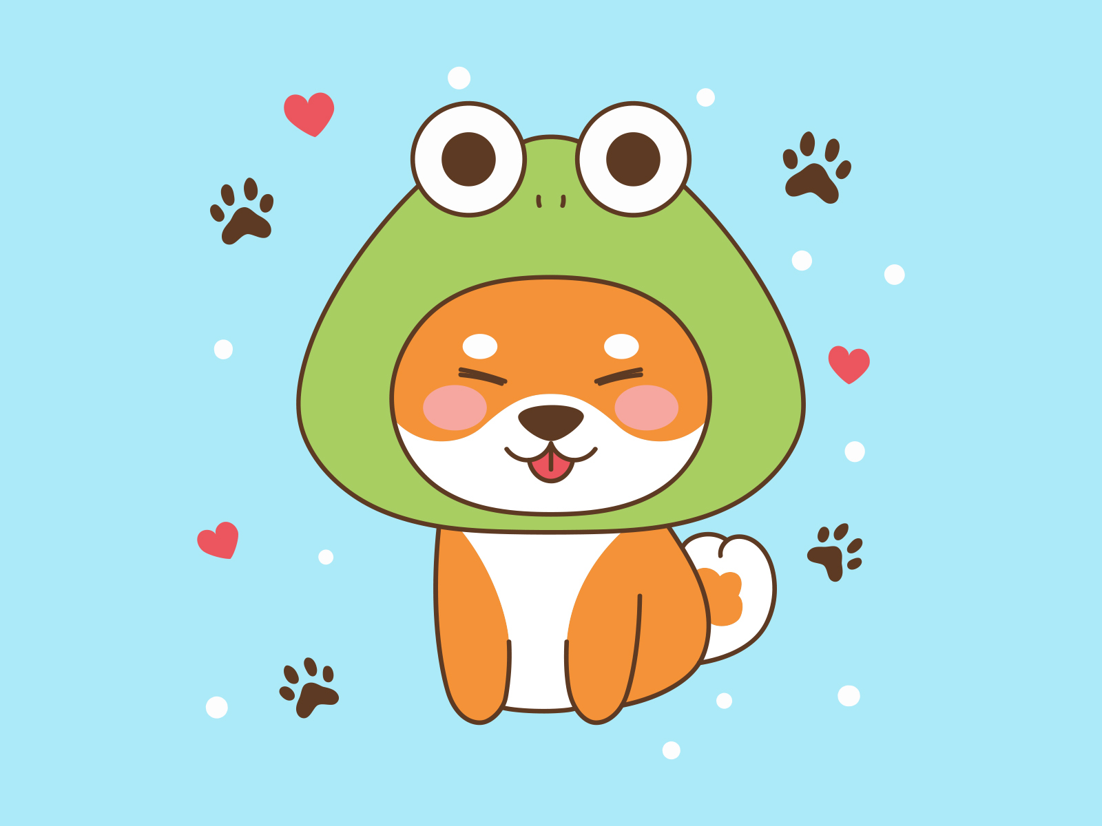 Dog frog