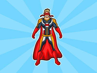 Super Hero Illustration