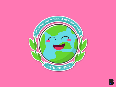 World Cartoon art cartoon children cute draw flat globe illustration mascot nature smile vector world