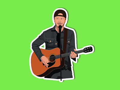 Playing Guitar Illustration emoji illustration playing guitar singer emoji