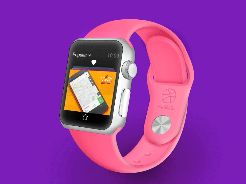 Our new app for Apple Watch app design concept
